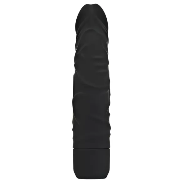 Classic Get Real - realistisk dildo vibrator - silikon - svart