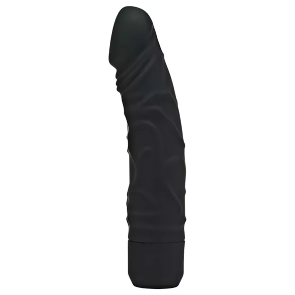 Classic Get Real - realistisk dildo vibrator - silikon - svart