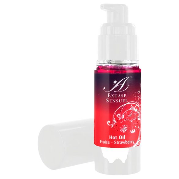 Extase Sensuel - värmande massageolja - jordgubb (30 ml)