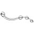 Njoy Fun Wand - metallanal- och G-punktdildo (silver)