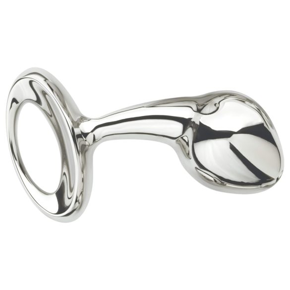 Njoy M - medium metall analplugg (silver)