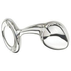 Njoy - analplugg i metall - stor - silver