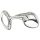 Njoy L - stor metall analplug (silver)