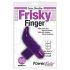 Frisky Finger - vattentät finger-vibrator (lila)