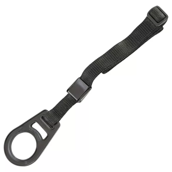 Bathmate Shower Strap - pumphållare med mätremsa (svart)