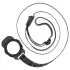 Bathmate Shower Strap - pumphållare med mätremsa (svart)