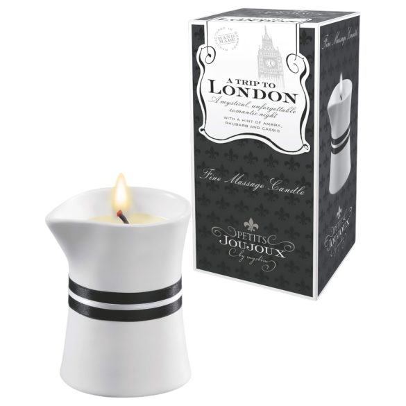 Petits Joujoux London - Massage-ljus - rabarber-amber (120ml)