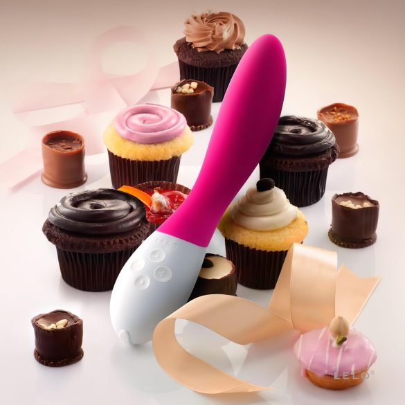 LELO - G-punktvibrator - böjd form - silikon rosa