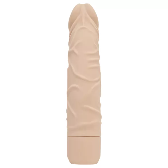 Classic Get Real - dildo vibrator - realistisk silikon - hudfärgad