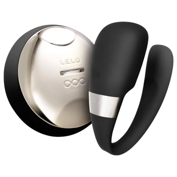LELO Tiani 3 - parvibrator - fjärrstyrd - silikon svart