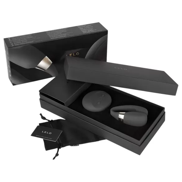 LELO Tiani 3 - parvibrator - fjärrstyrd - silikon svart