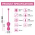 Magic Motion Kegel Master - Smart Geishakulor Duo (lila)