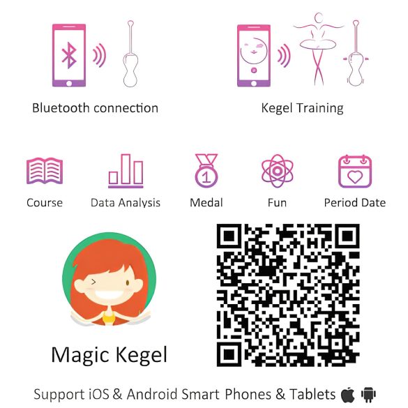 Magic Motion Kegel Master - Smart Geishakulor Duo (lila)