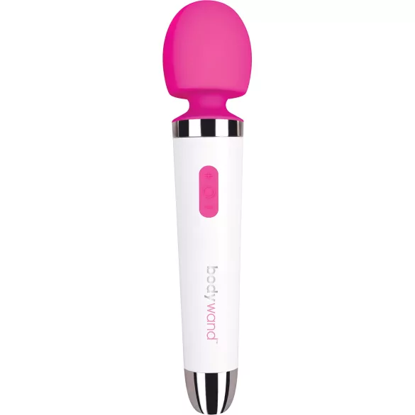 Bodywand - massagevibrator - vattentät - vit/rosa