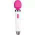 Bodywand - massagevibrator - vattentät - vit/rosa