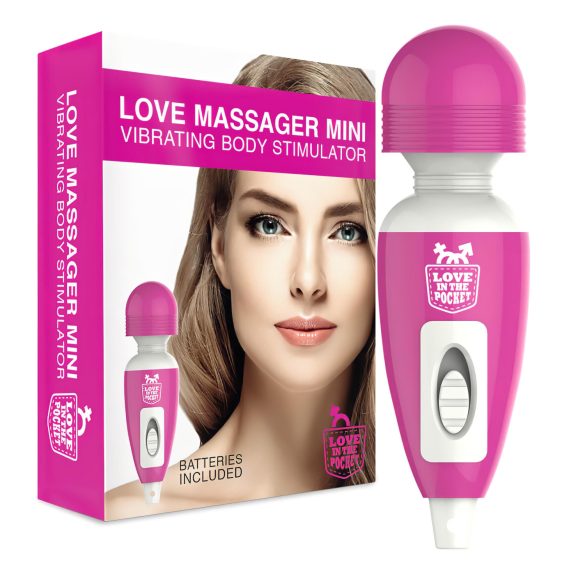 Love Wand - Mini Massage Vibrator (Rosa)