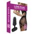 Love Plug - mini anal vibrator (svart)