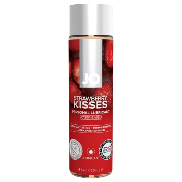 System JO - H2O Jordgubbskyss - vattenbaserat glidmedel (120 ml)