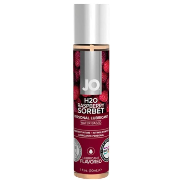 JO H2O Hallonsorbet - vattenbaserat glidmedel (30ml)
