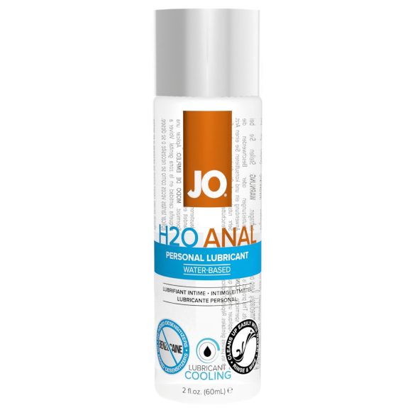 JO H2O - analslidegel - kylande effekt - vattenbaserad 60ml