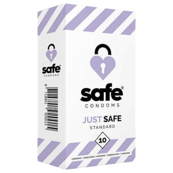 SAFE Just Safe - standard kondom - vanilj (10 st)
