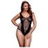 BACI Plus Size - Raffinerad nätbody - Svart (XL-XXL)