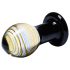 GLAS Galileo - glas analplugg (svart-guld)