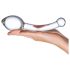 GLAS - dubblad analdildo i glas (genomskinlig)