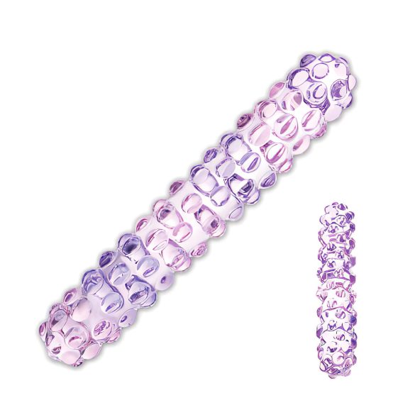 GLAS Nr. 94 - liten rosa glaspärle-dildo