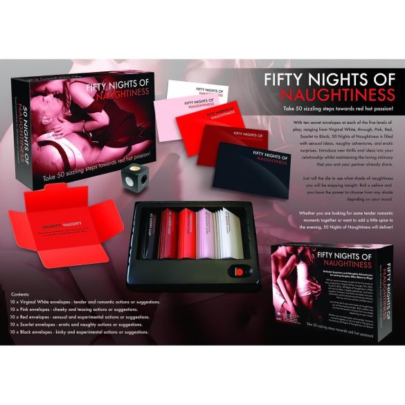 FIFTY NIGHTS OF NAUGHTINESS - sexspel - parspel - engelska