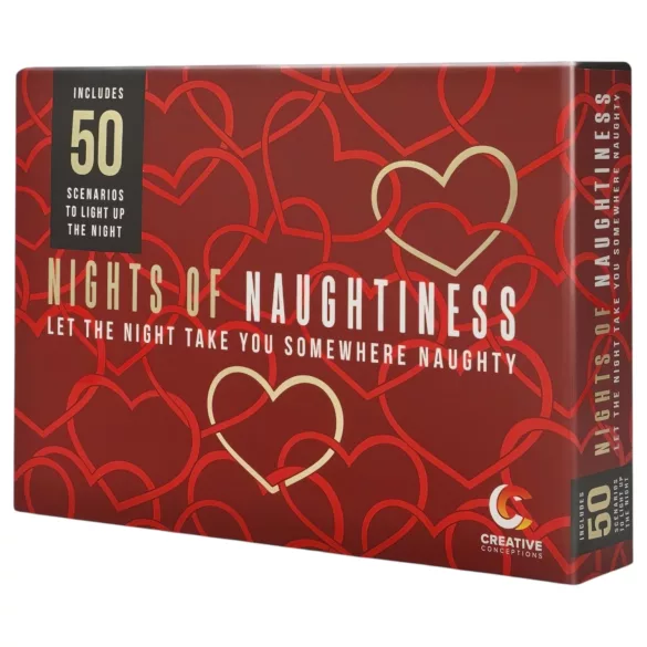FIFTY NIGHTS OF NAUGHTINESS - sexspel - parspel - engelska