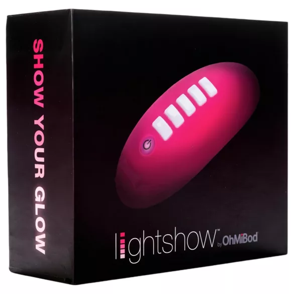 OhMiBod Lightshow - App-styrd klitorisstimulator med LED-ljus (rosa)