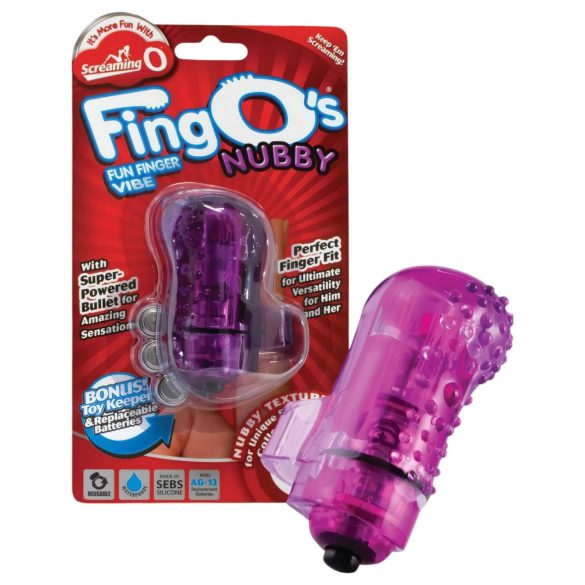 Screaming O Fingo's Nubby - fingerb vibrator (lila)