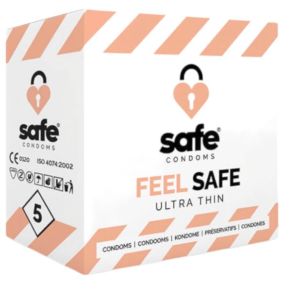 SAFE Feel Safe - tunna kondomer (5 st)