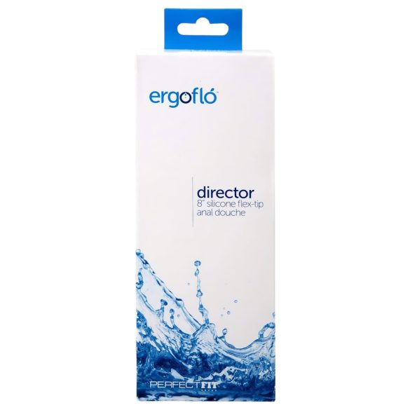 Perfect Fit Ergoflo Director - analdusch för intimate rengöring - svart