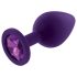 Rianne - 3-delad silikon analplugg set (lila)