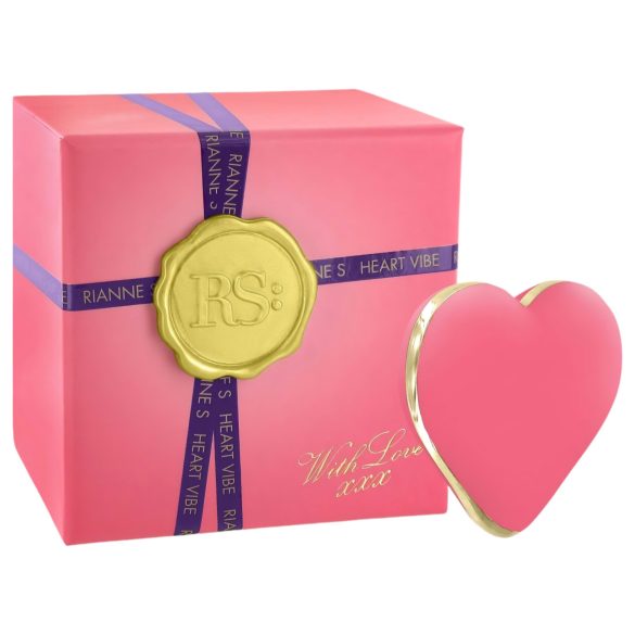 RS Icons Heart - uppladdningsbar klitorisvibrator (korall)
