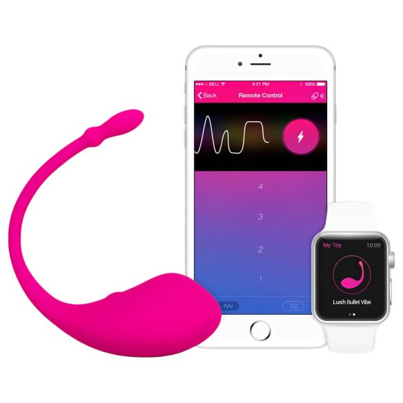 LOVENSE Lush - smart vibroägg (rosa)