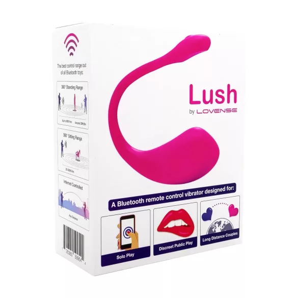 Lovense Lush 2 - App‑styrt vibrerande ägg (rosa)
