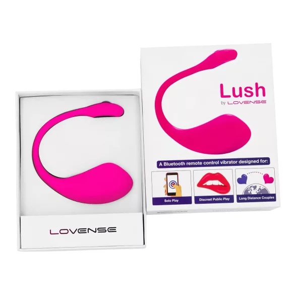 Lovense Lush 2 - App‑styrt vibrerande ägg (rosa)
