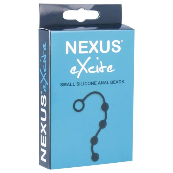 Nexus Excite - analdildo med 4 kulor - svart - liten