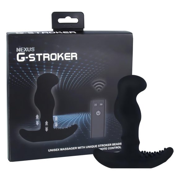 Nexus G-stroker - fjärrstyrd prostata vibrator (svart)