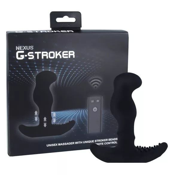 Nexus G-stroker - prostatavibrator med fjärrkontroll - svart