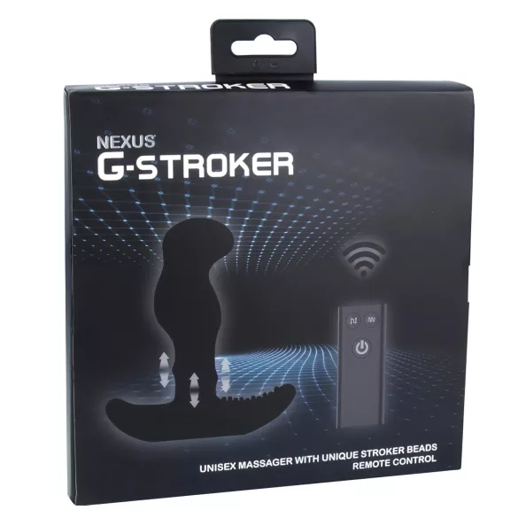 Nexus G-stroker - prostatavibrator med fjärrkontroll - svart