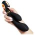 Nomi Tang - uppladdningsbar G-punkt vibrator med klitorisstimulator (svart)