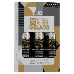 JO System Gelato - glidmedel set - smaksatt - 3x30ml