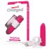 Screaming O Positive - uppladdningsbar superkraftfull stavvibrator (rosa)