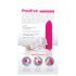 Screaming O Positive - uppladdningsbar superkraftfull stavvibrator (rosa)