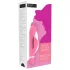 B SWISH - rabbit vibrator med klitorisarm - silikon laxrosa