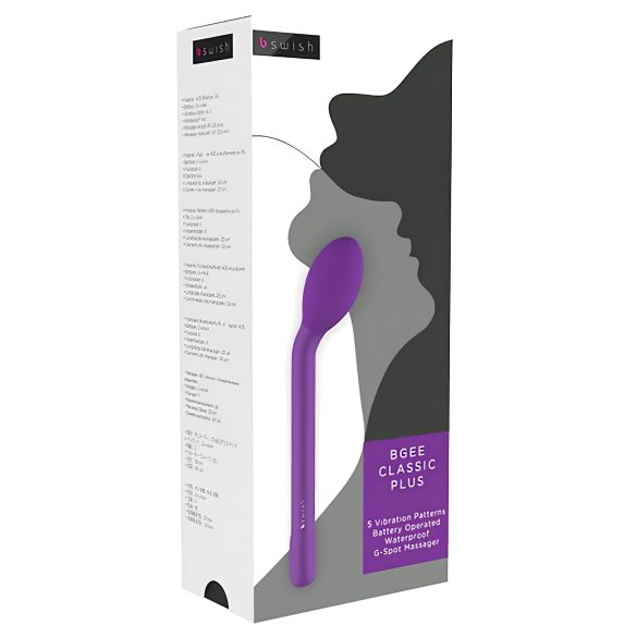 B SWISH Bgee Classic Plus - Vattentät G-punktsvibrator (lila)